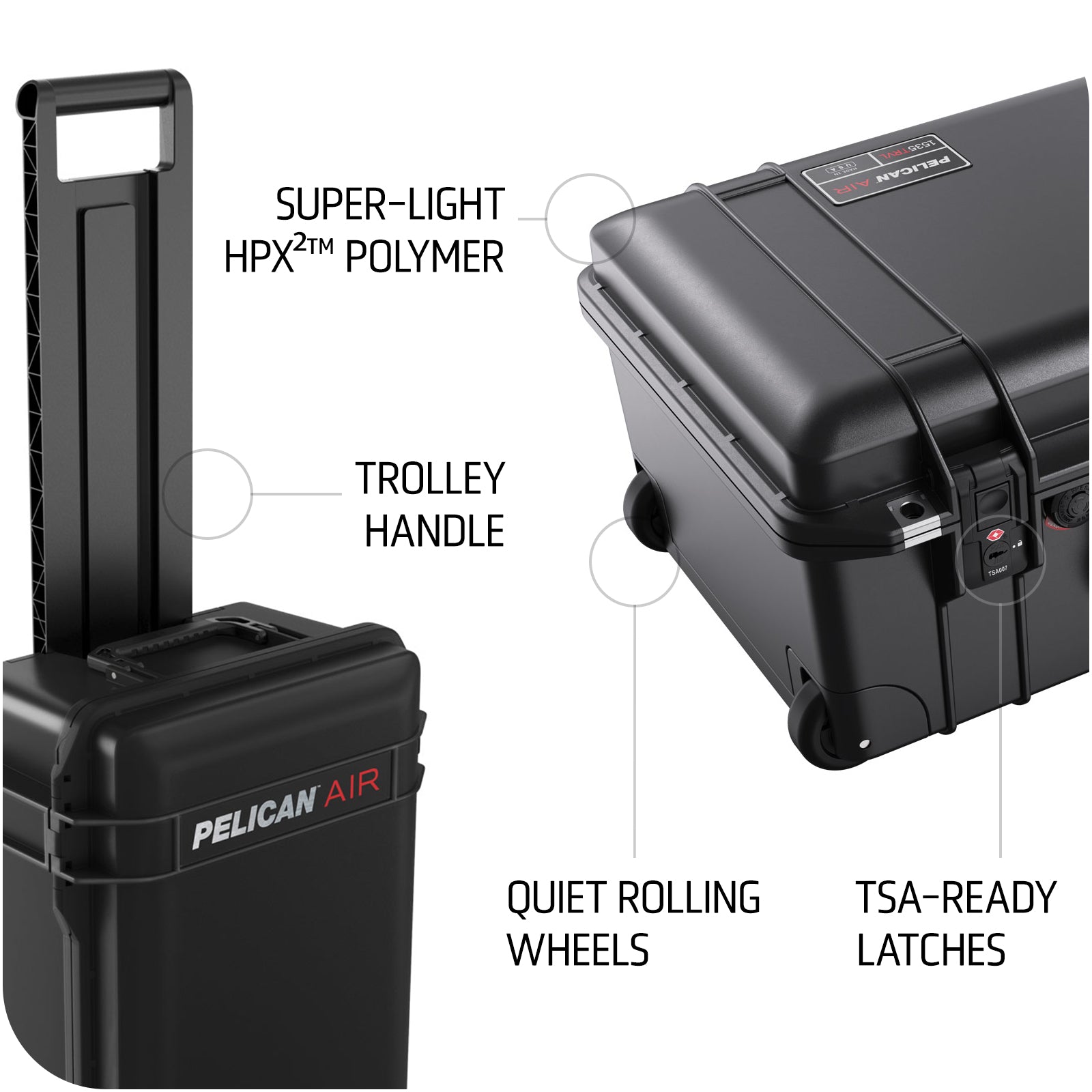 Air 1535 TRVL Carry-on Travel Case