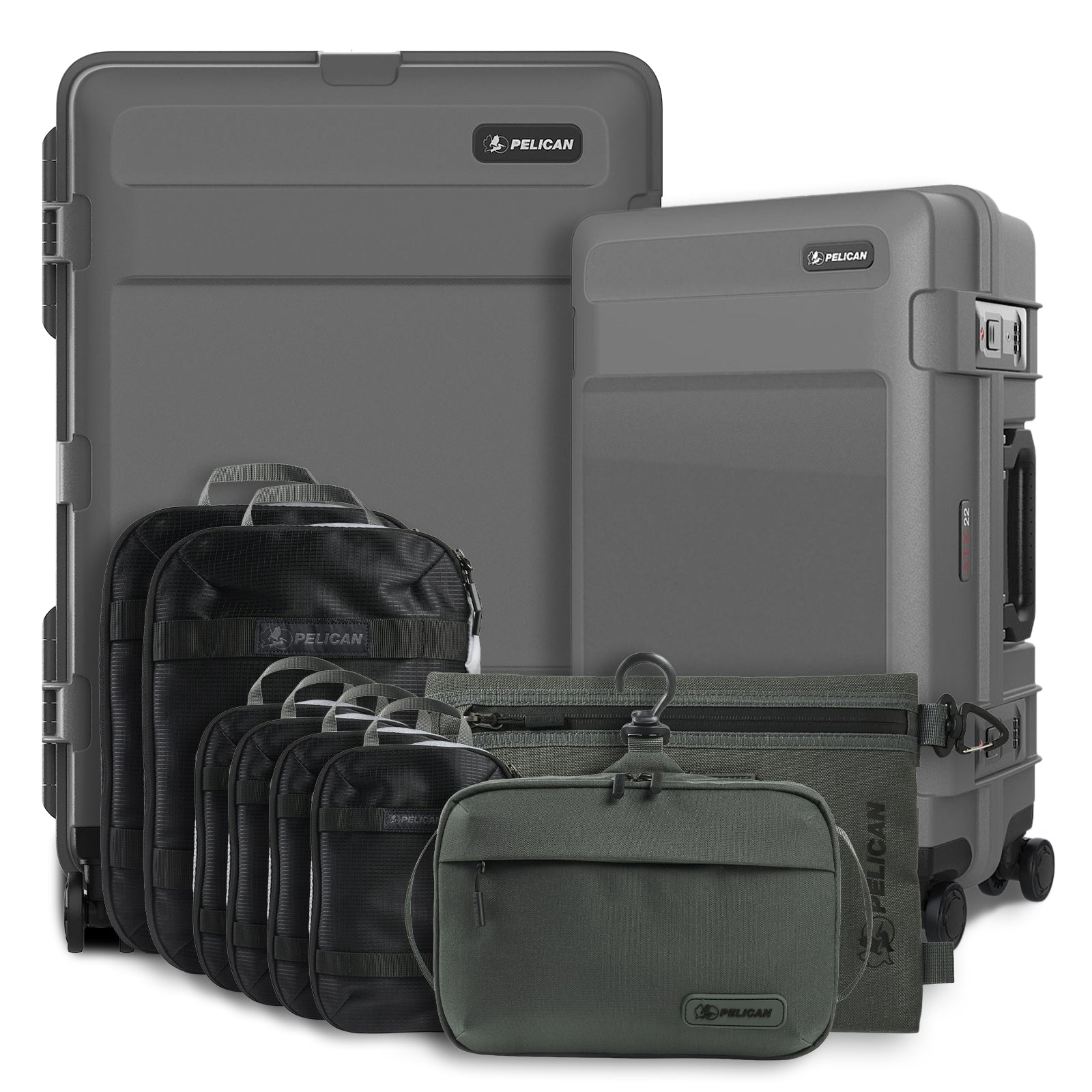 Pelican TRVL Pro Luggage Set - Charcoal