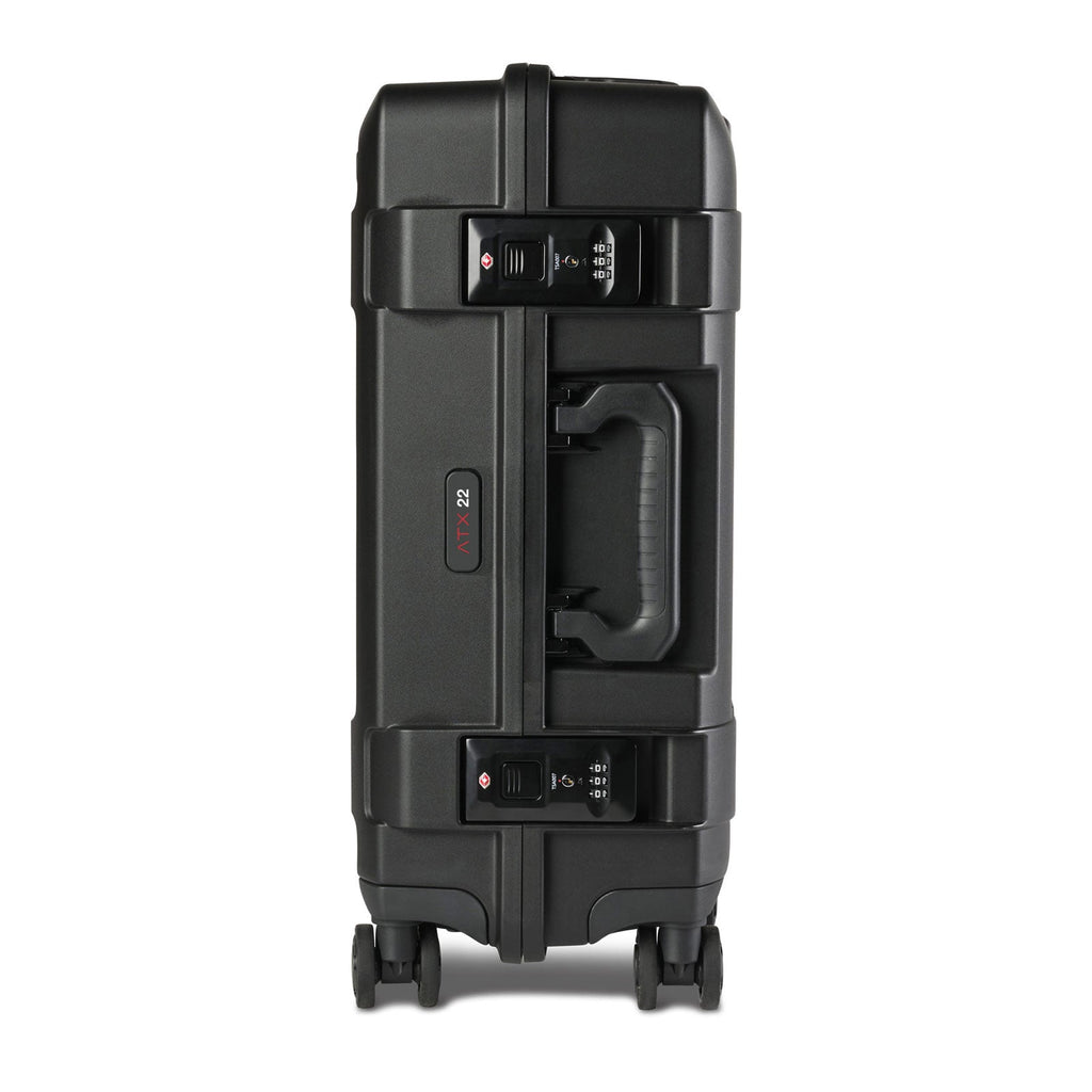 pelican luggage side and handle