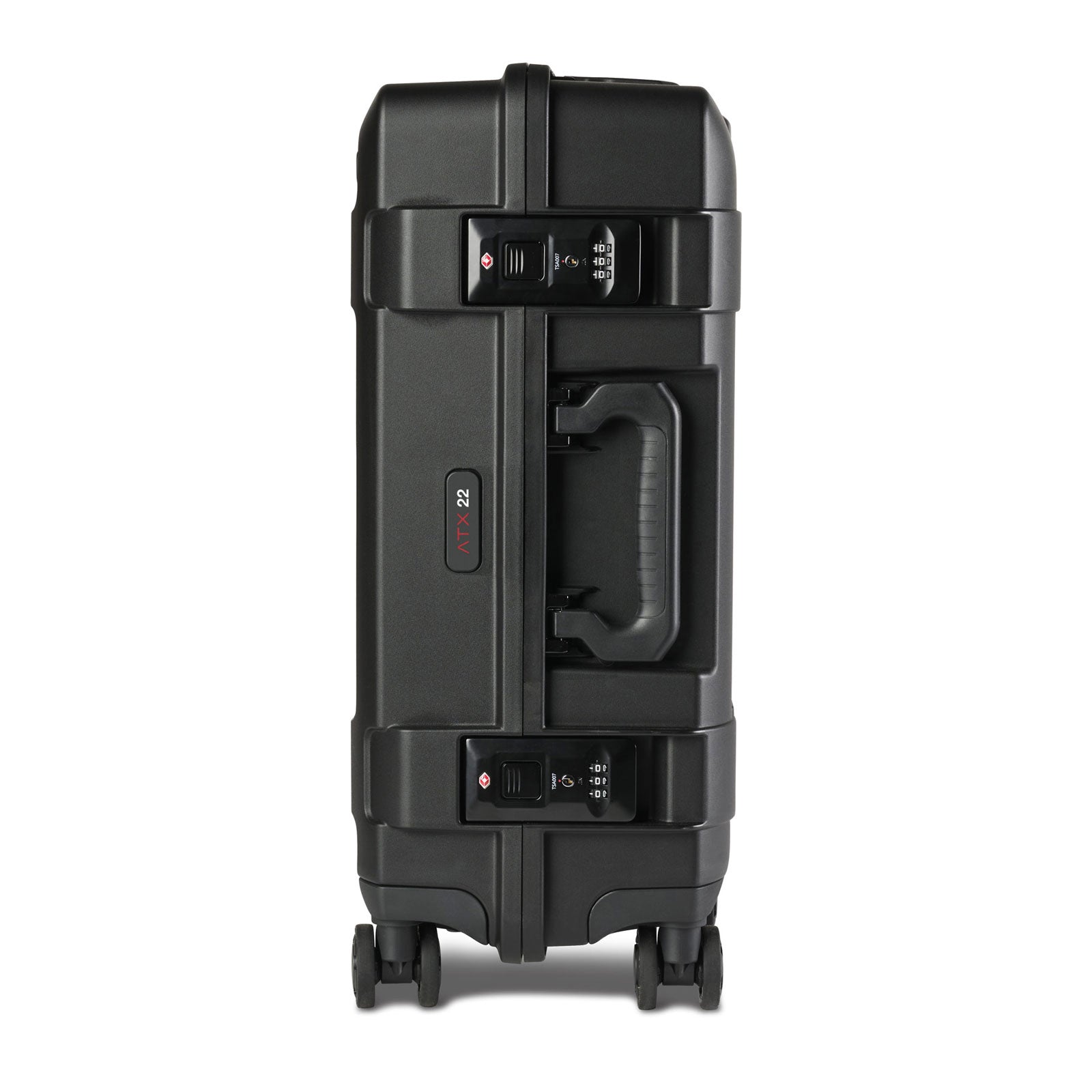 pelican luggage side and handle